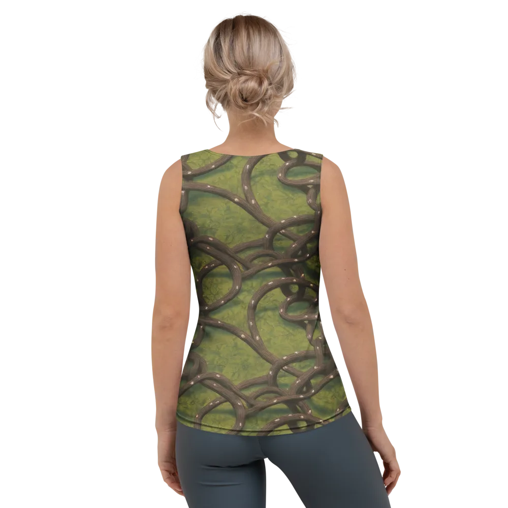 Vine Tangle on Women's Tank Top — Back