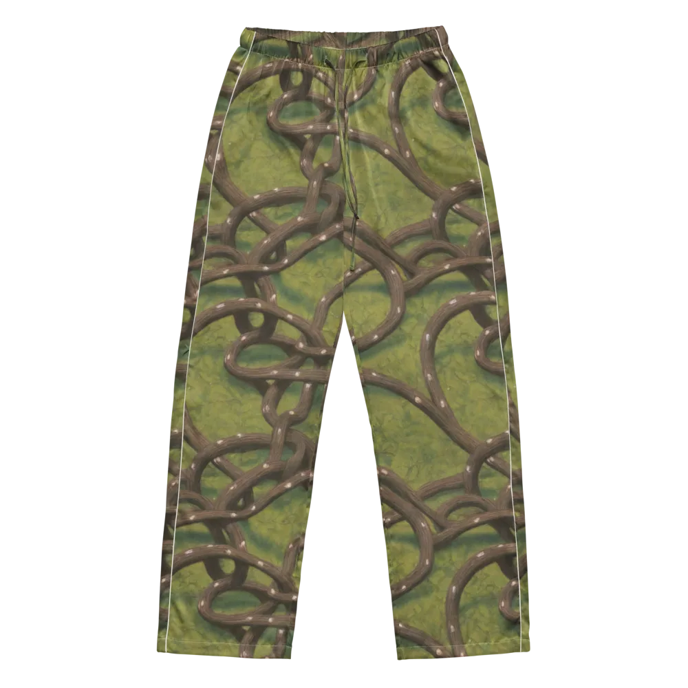 Vine Tangle on Women's Pajama Pants — Front