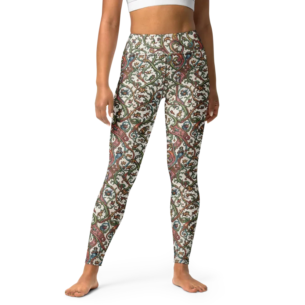 Verdant Bestiary on Yoga Leggings — Front