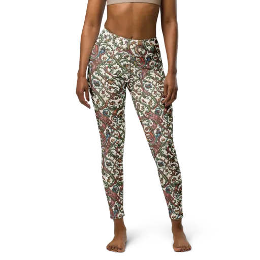 Verdant Bestiary on a Yoga Leggings