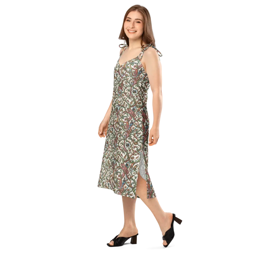 Verdant Bestiary on Slip Dress — Left Front