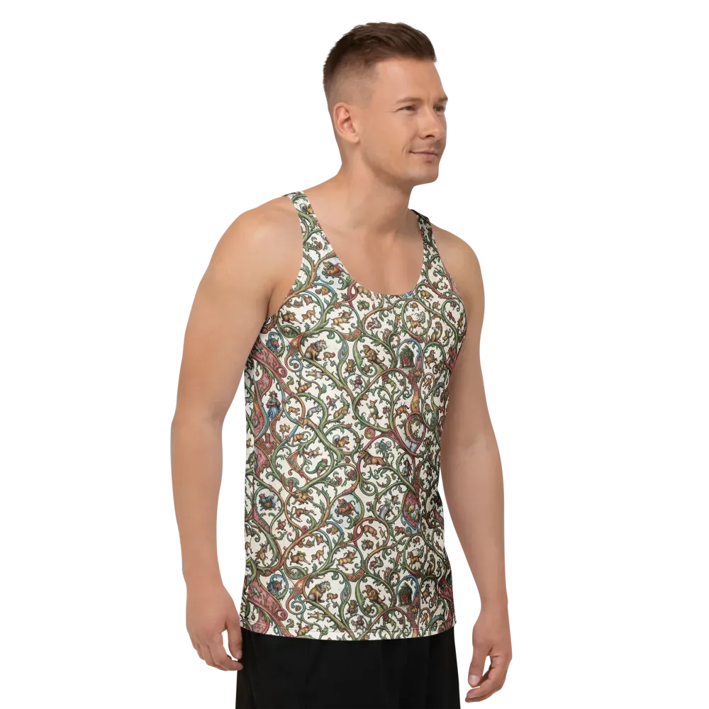 Verdant Bestiary on Men's Tank Top — Right Front