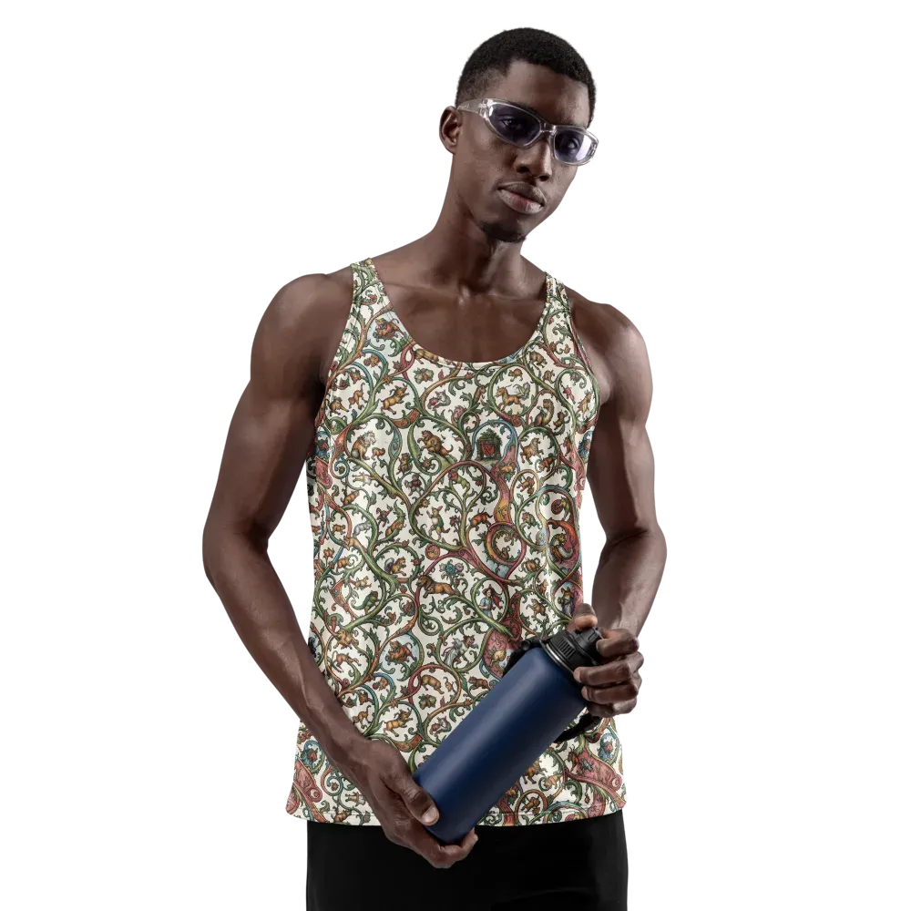 Verdant Bestiary on Men's Tank Top — Front