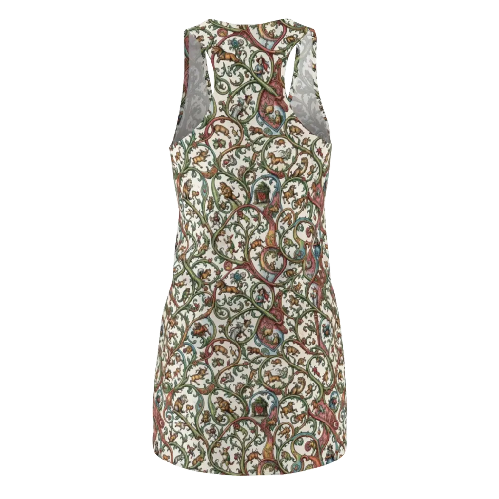 Verdant Bestiary on Racerback Dress — Back