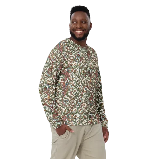 Verdant Bestiary on a Sweatshirt
