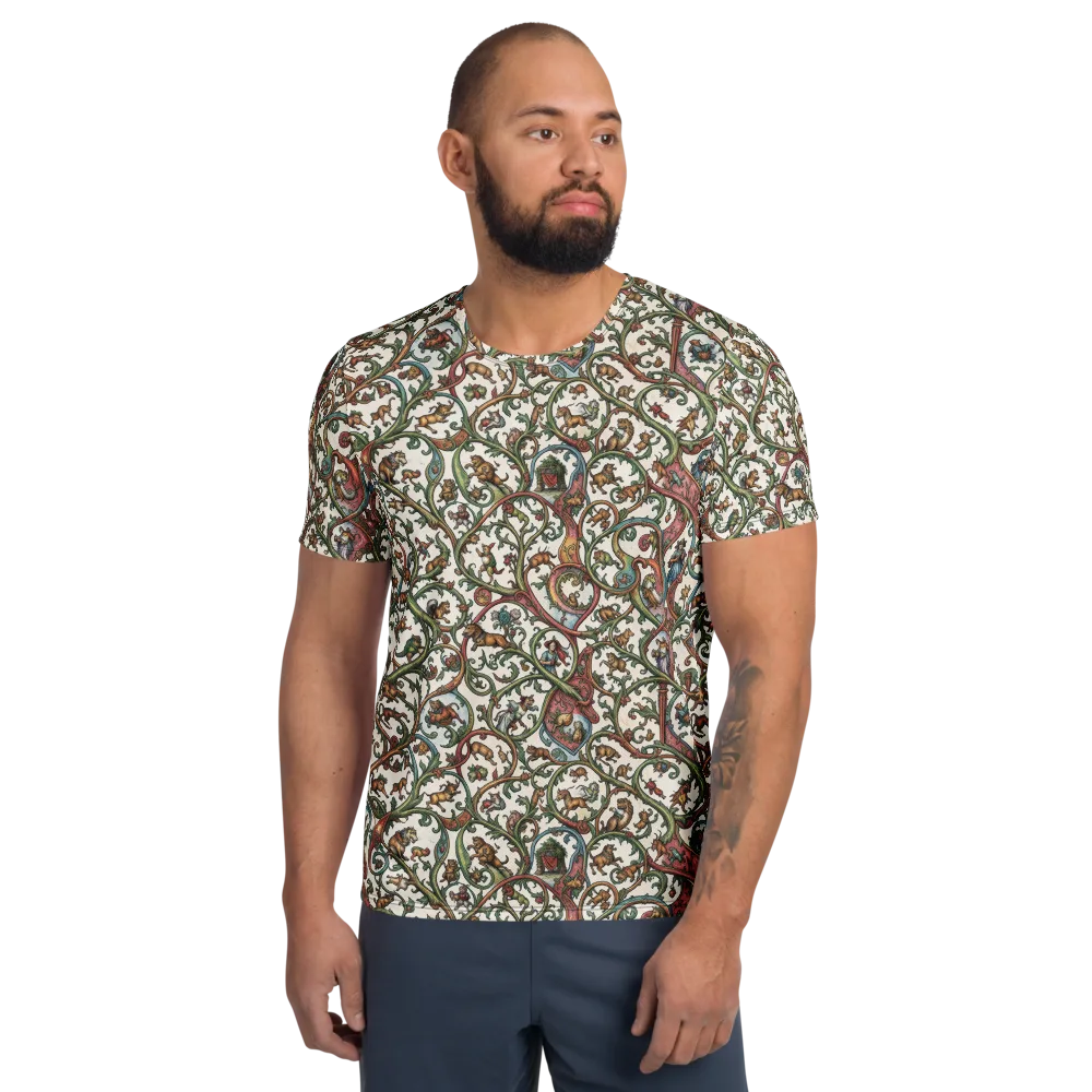 Verdant Bestiary on Men's Athletic T-Shirt — Front