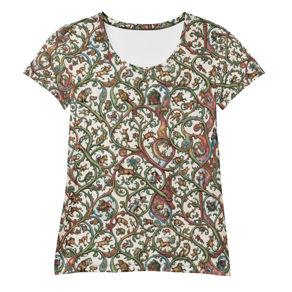 Verdant Bestiary on Women's Athletic T-Shirt — Front