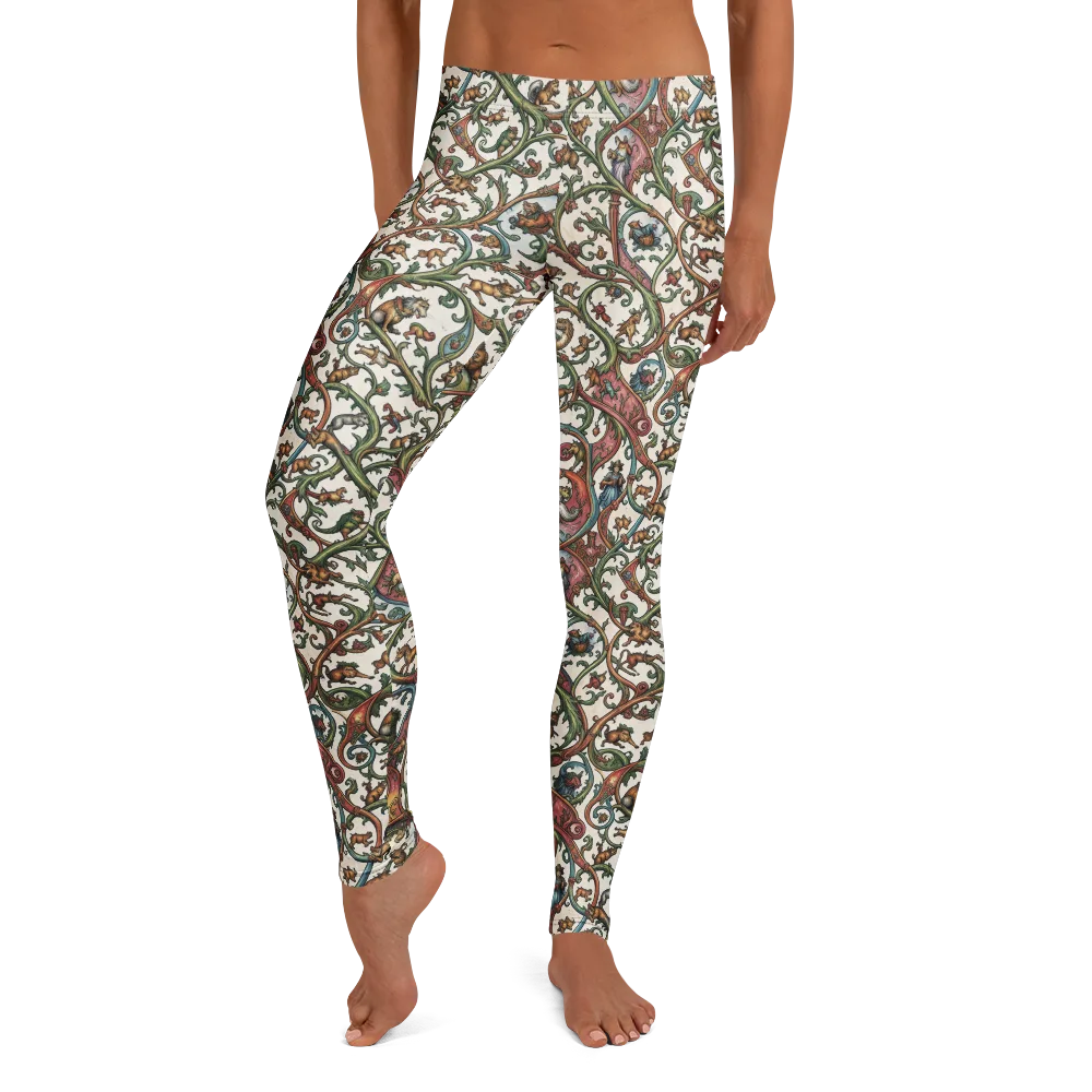 Verdant Bestiary on Leggings — Front