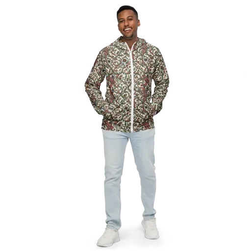 Verdant Bestiary on a Men's Windbreaker
