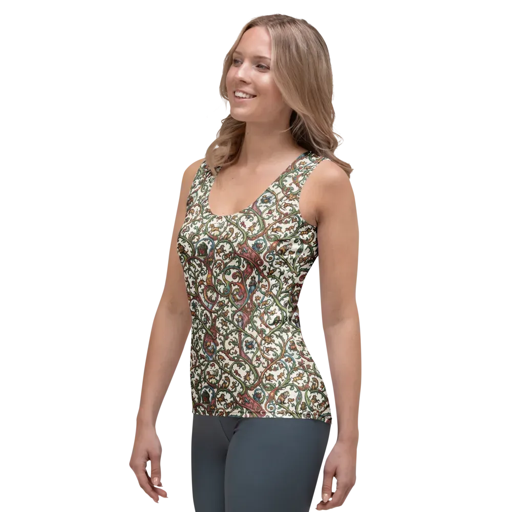 Verdant Bestiary on Women's Tank Top — Left Front