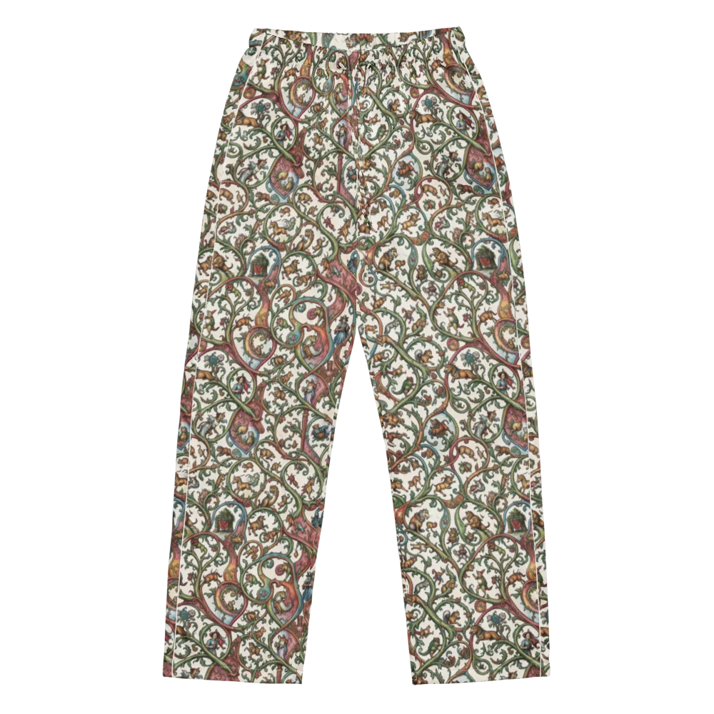 Verdant Bestiary on Women's Pajama Pants — Front