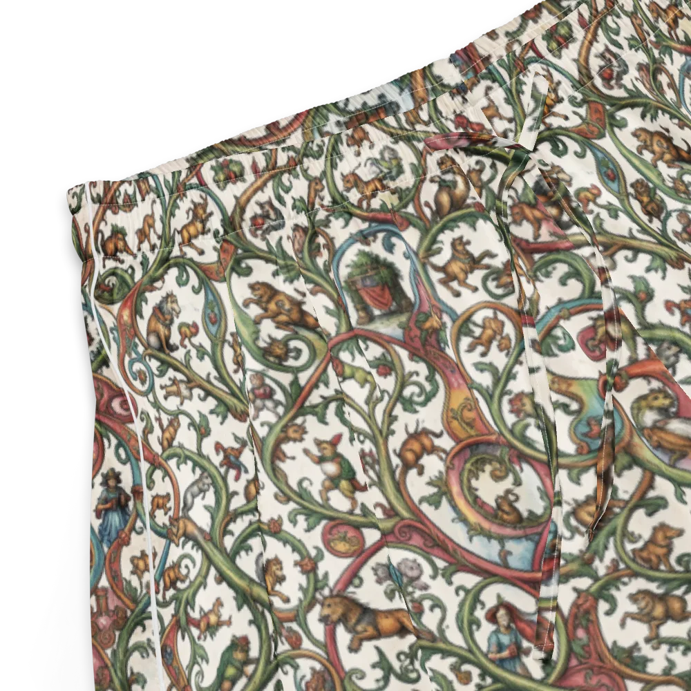 Verdant Bestiary on Women's Pajama Shorts — Product details