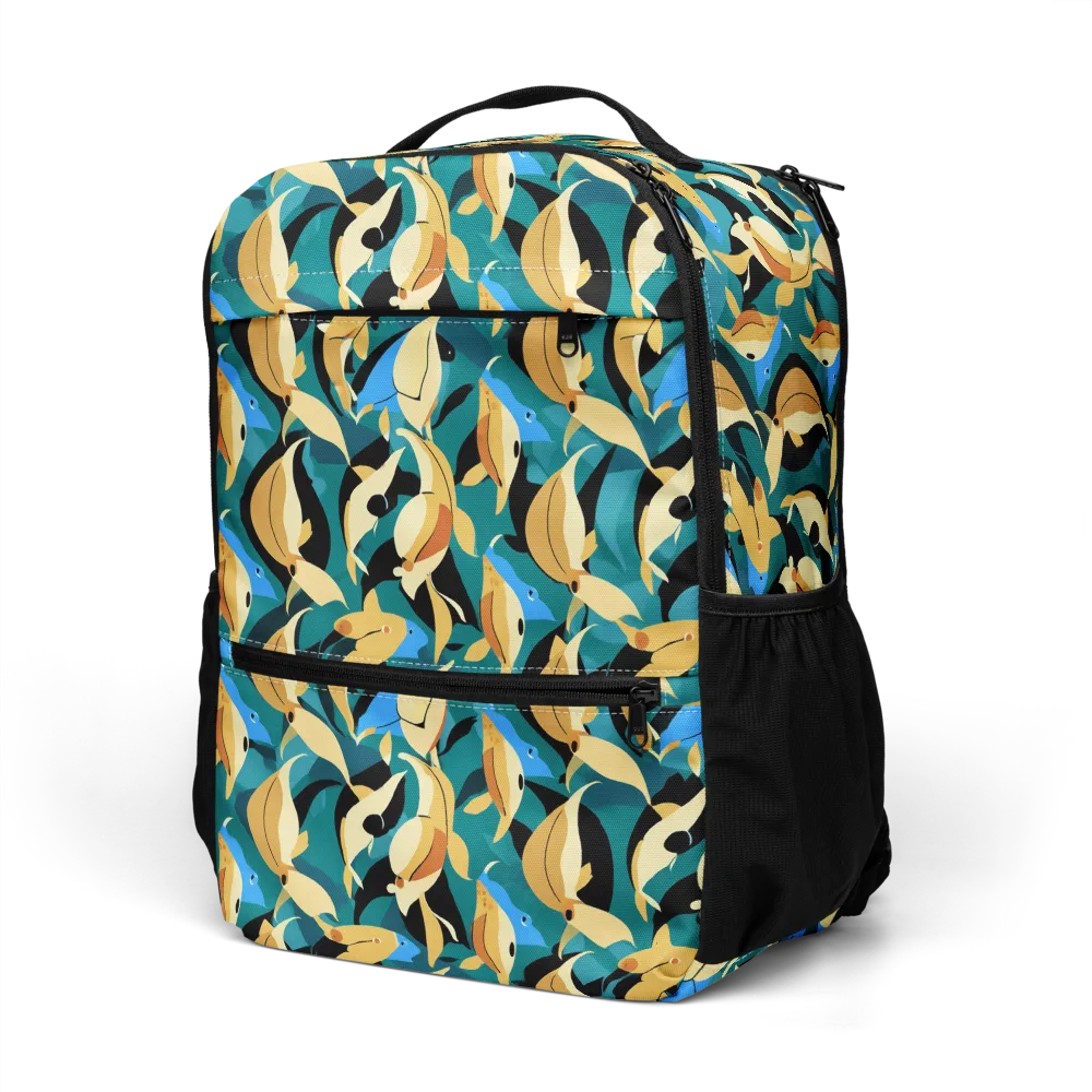 Golden Shoal on Utility Backpack — Left Front
