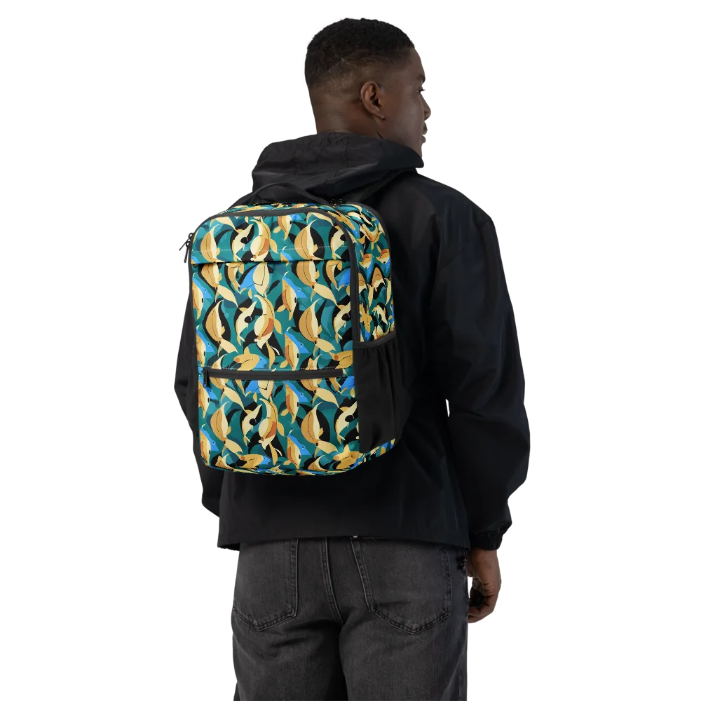 Golden Shoal on Utility Backpack — Back