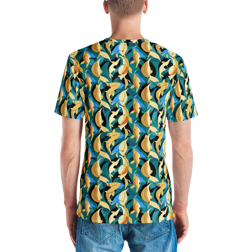 Golden Shoal on Men's Crew Neck T-Shirt — Back