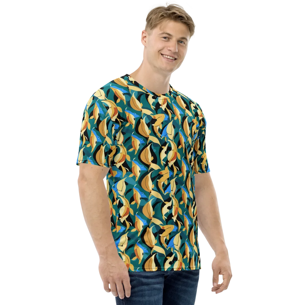 Golden Shoal on Men's Crew Neck T-Shirt — Right