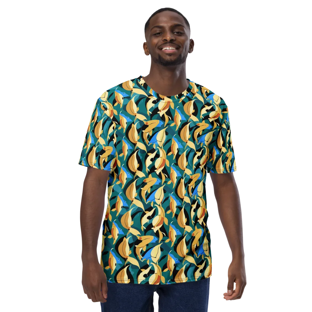 Golden Shoal on Men's Crew Neck T-Shirt — Front