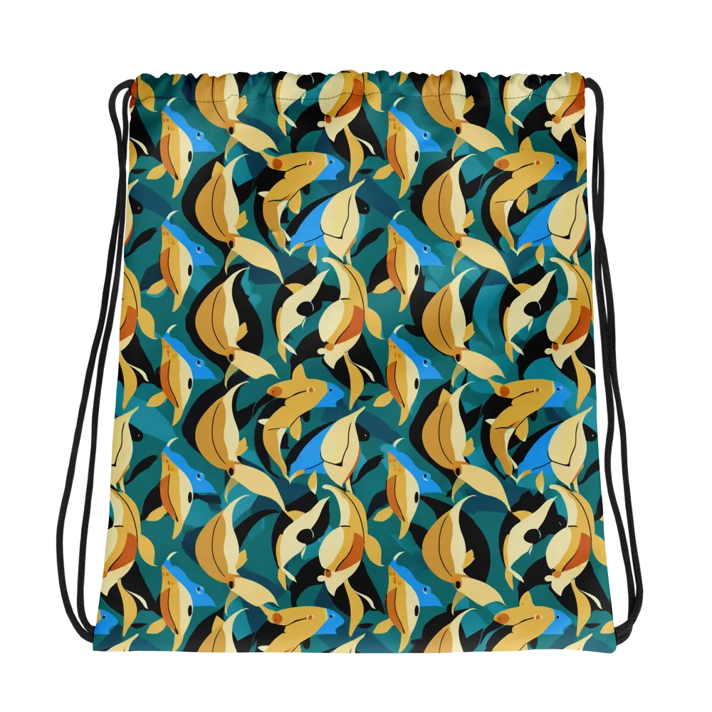 Golden Shoal on Drawstring Bag — Photo