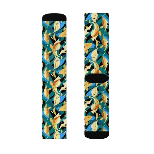 Golden Shoal on a Socks