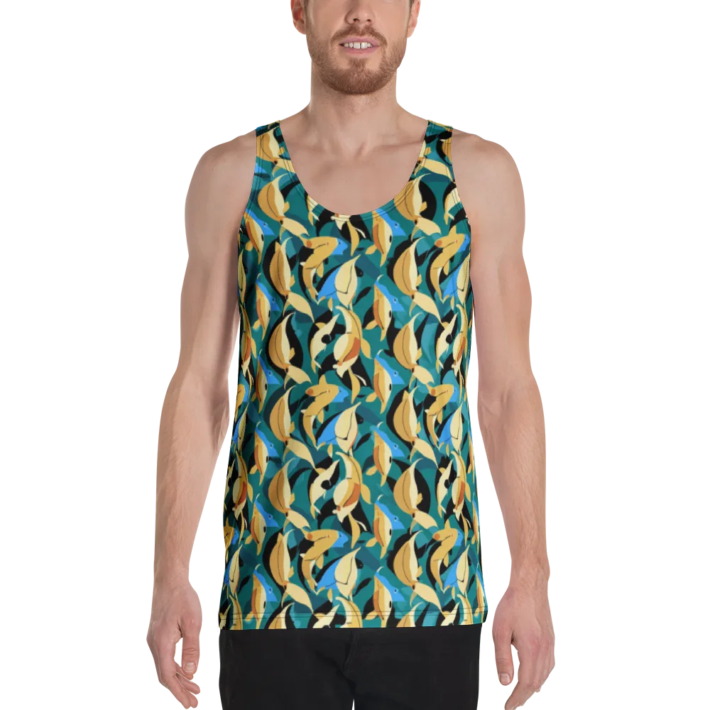 Golden Shoal on Men's Tank Top — Front