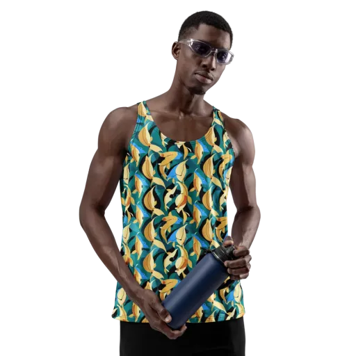 Golden Shoal on a Men's Tank Top
