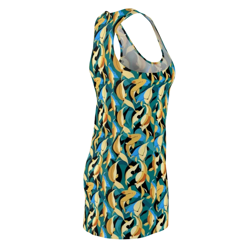 Golden Shoal on Racerback Dress — Back Side