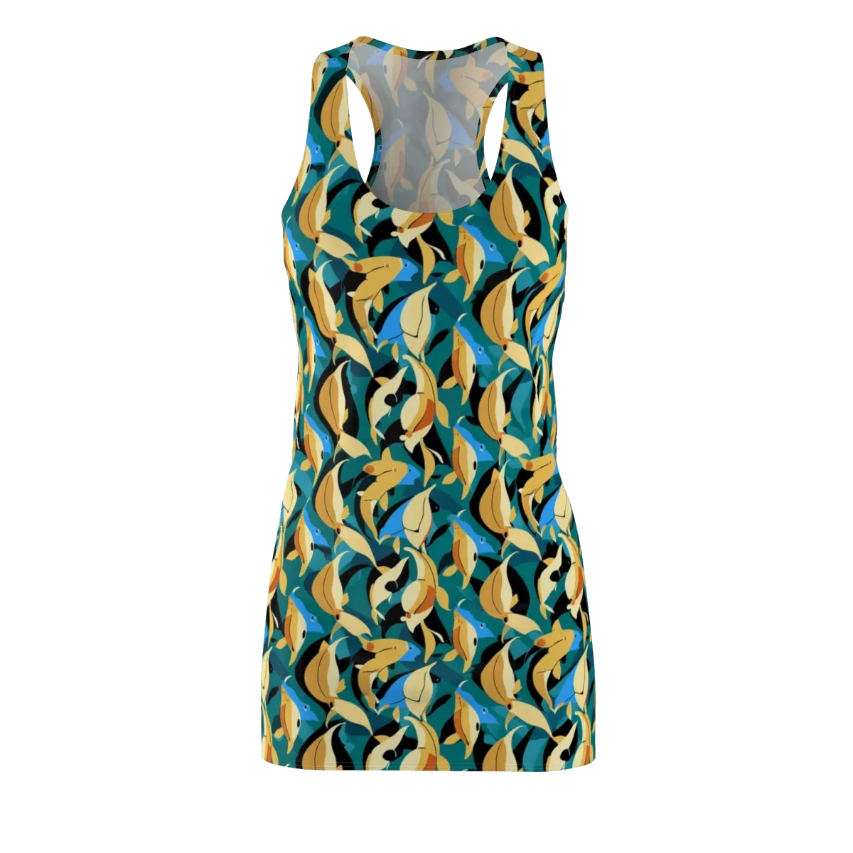 Golden Shoal on Racerback Dress — Front
