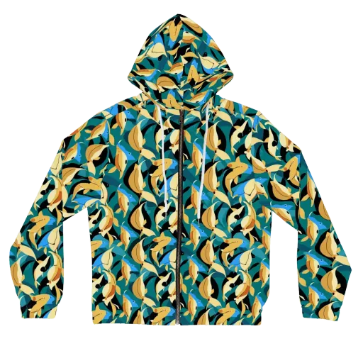 Golden Shoal on a Women's Full-Zip Hoodie