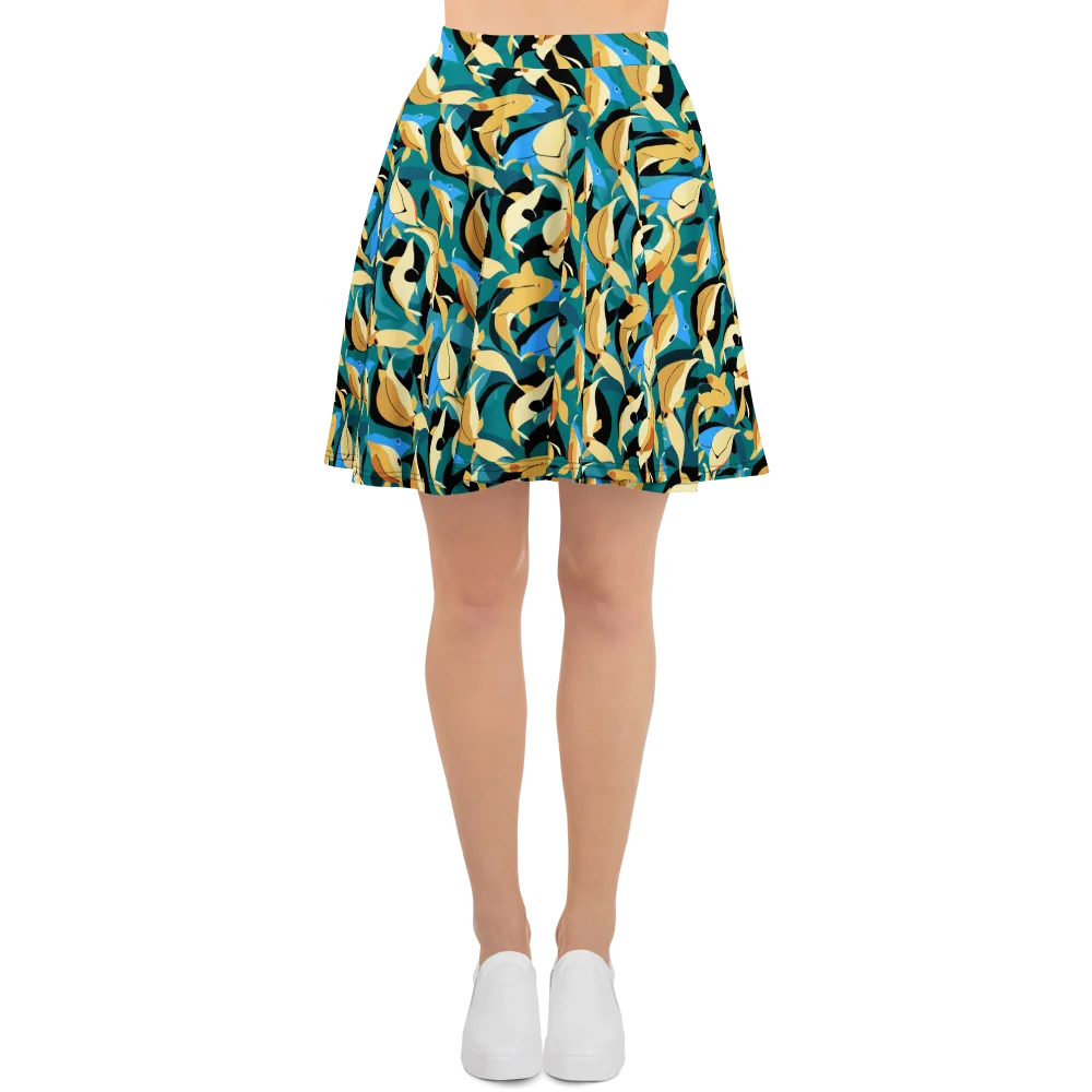 Golden Shoal on Skater Skirt — Front