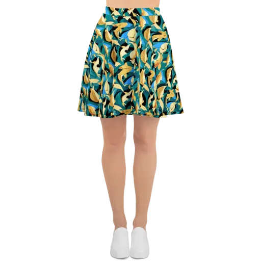 Golden Shoal on a Skater Skirt