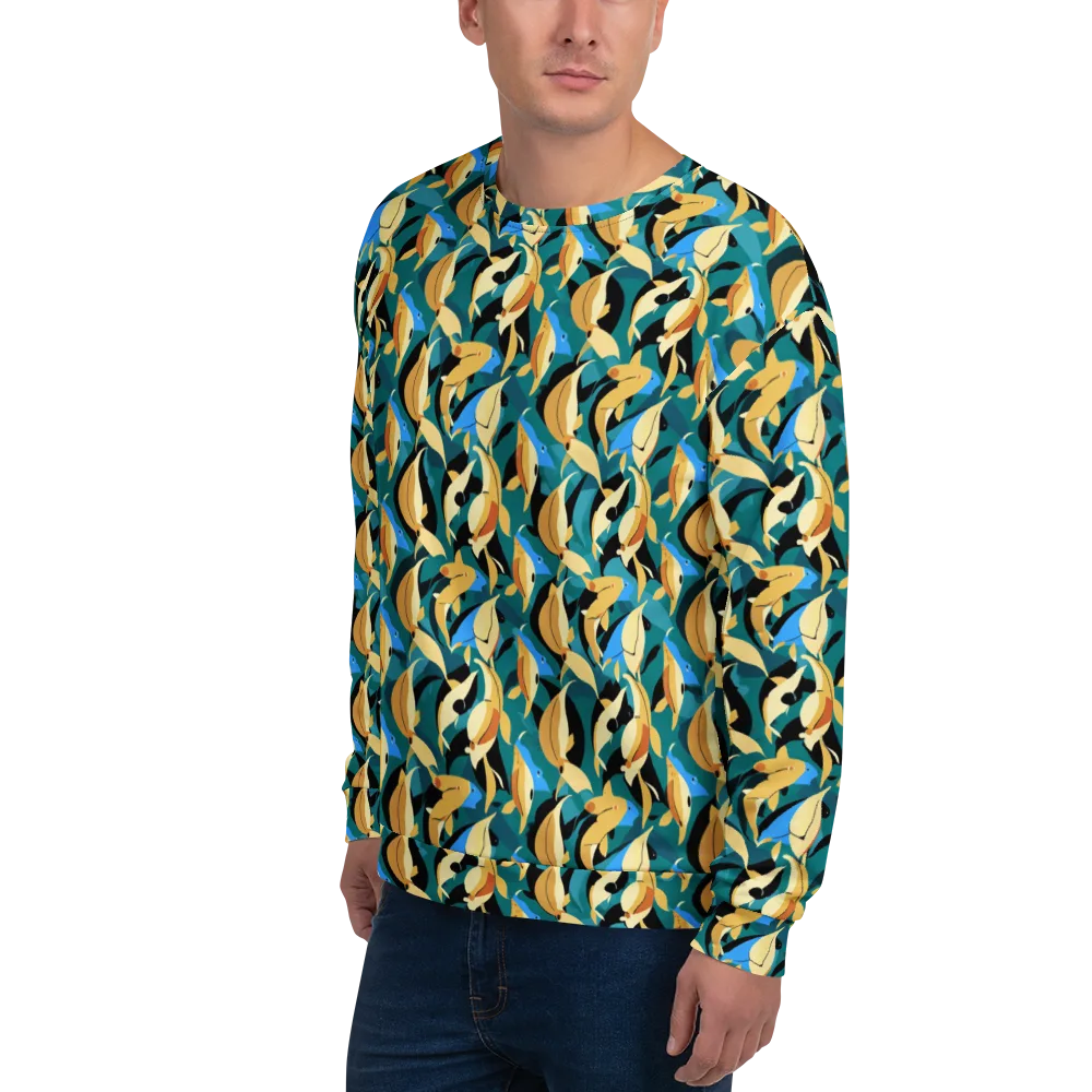 Golden Shoal on Sweatshirt — Left Front