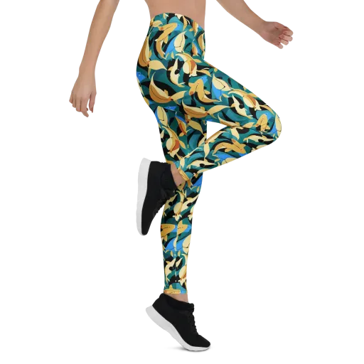 Golden Shoal on a Leggings