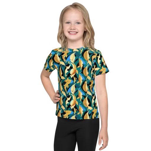 Golden Shoal on a Kids Crew Neck T-Shirt