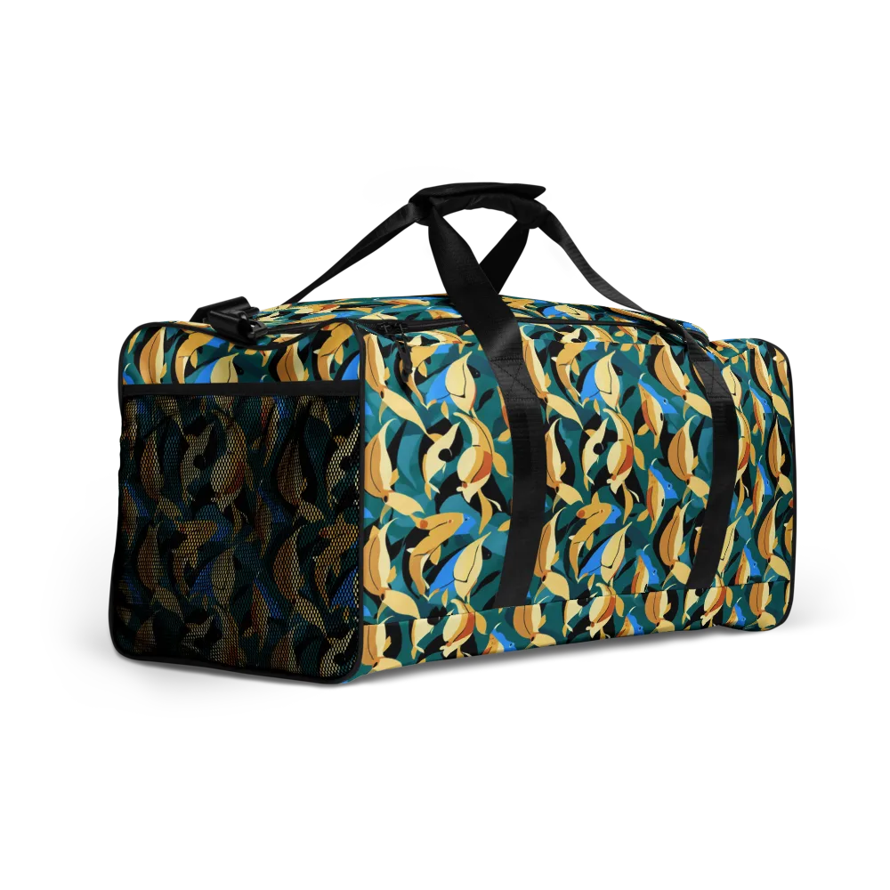 Golden Shoal on Duffle Bag — Right Front
