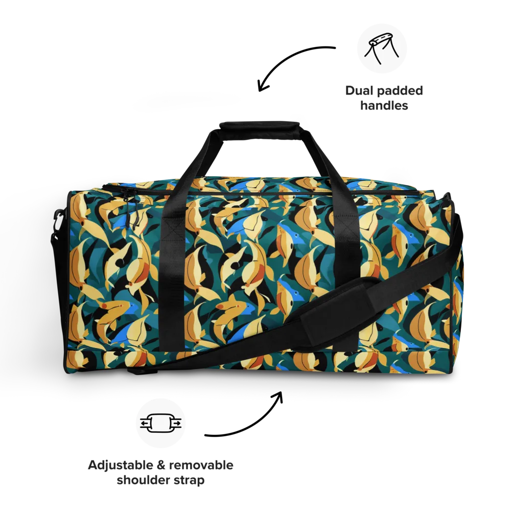 Golden Shoal on Duffle Bag — Front