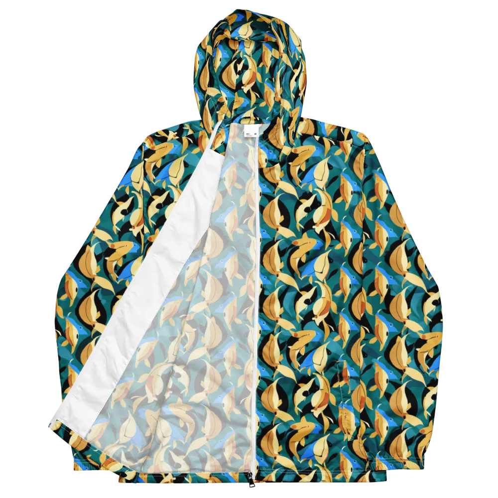 Golden Shoal on Men's Windbreaker — Front