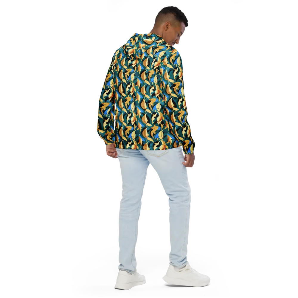 Golden Shoal on Men's Windbreaker — Back