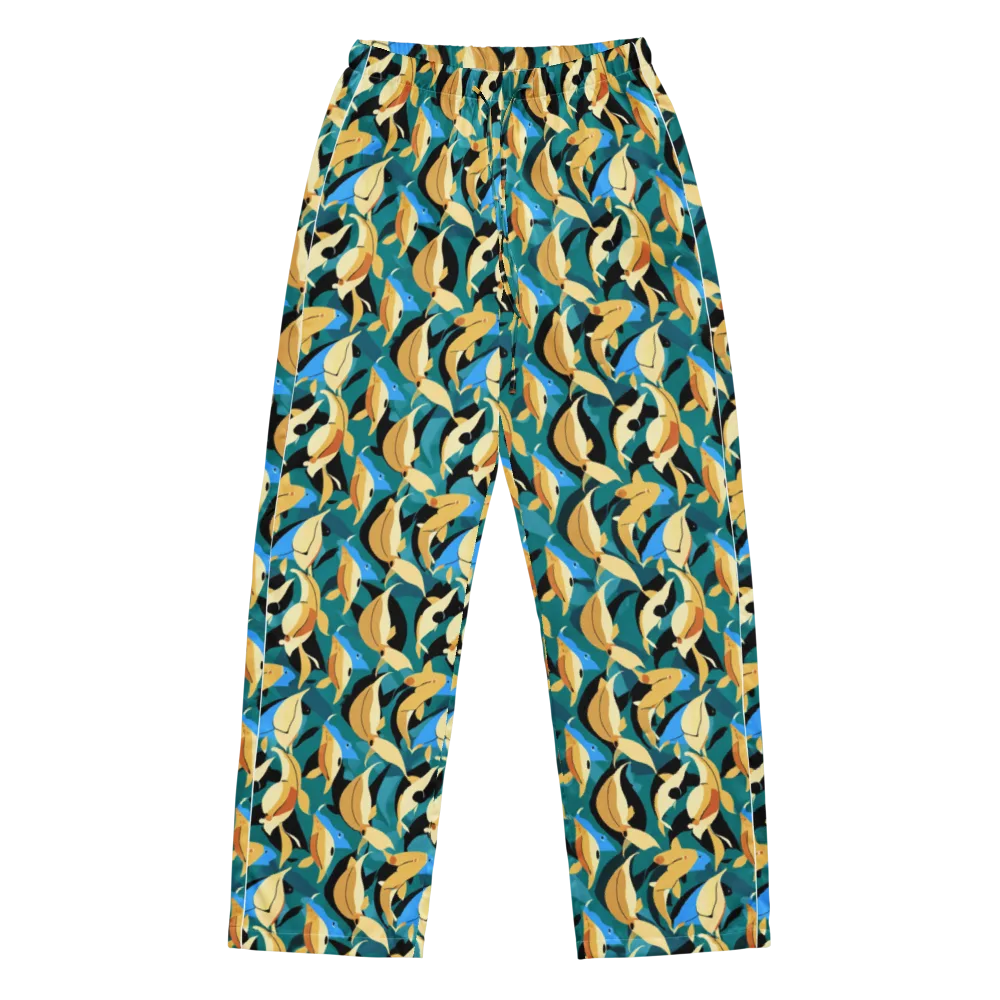 Golden Shoal on Women's Pajama Pants — Front