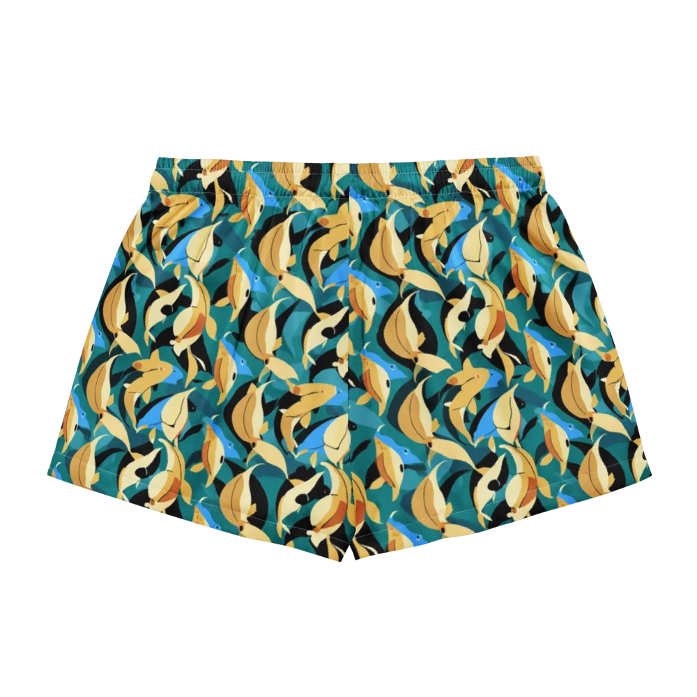 Golden Shoal on Women's Pajama Shorts — Back
