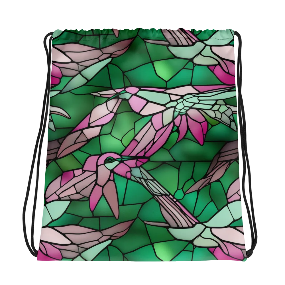 Stained Glass Flight on Drawstring Bag — Photo