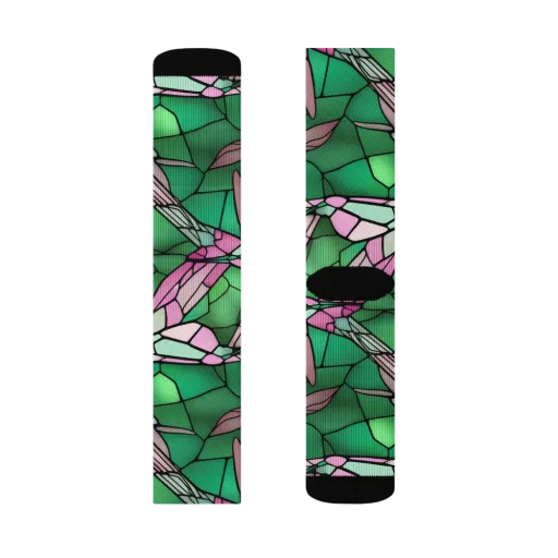 Stained Glass Flight on a Socks