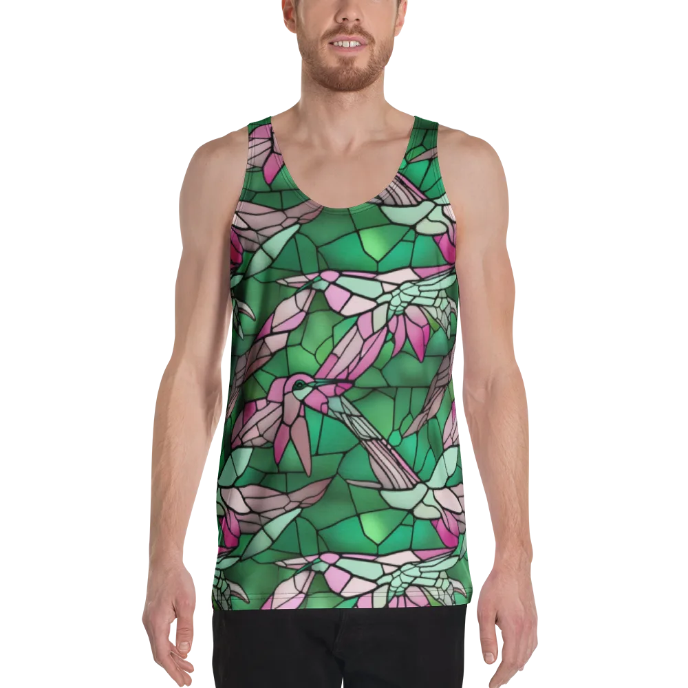 Stained Glass Flight on Men's Tank Top — Front