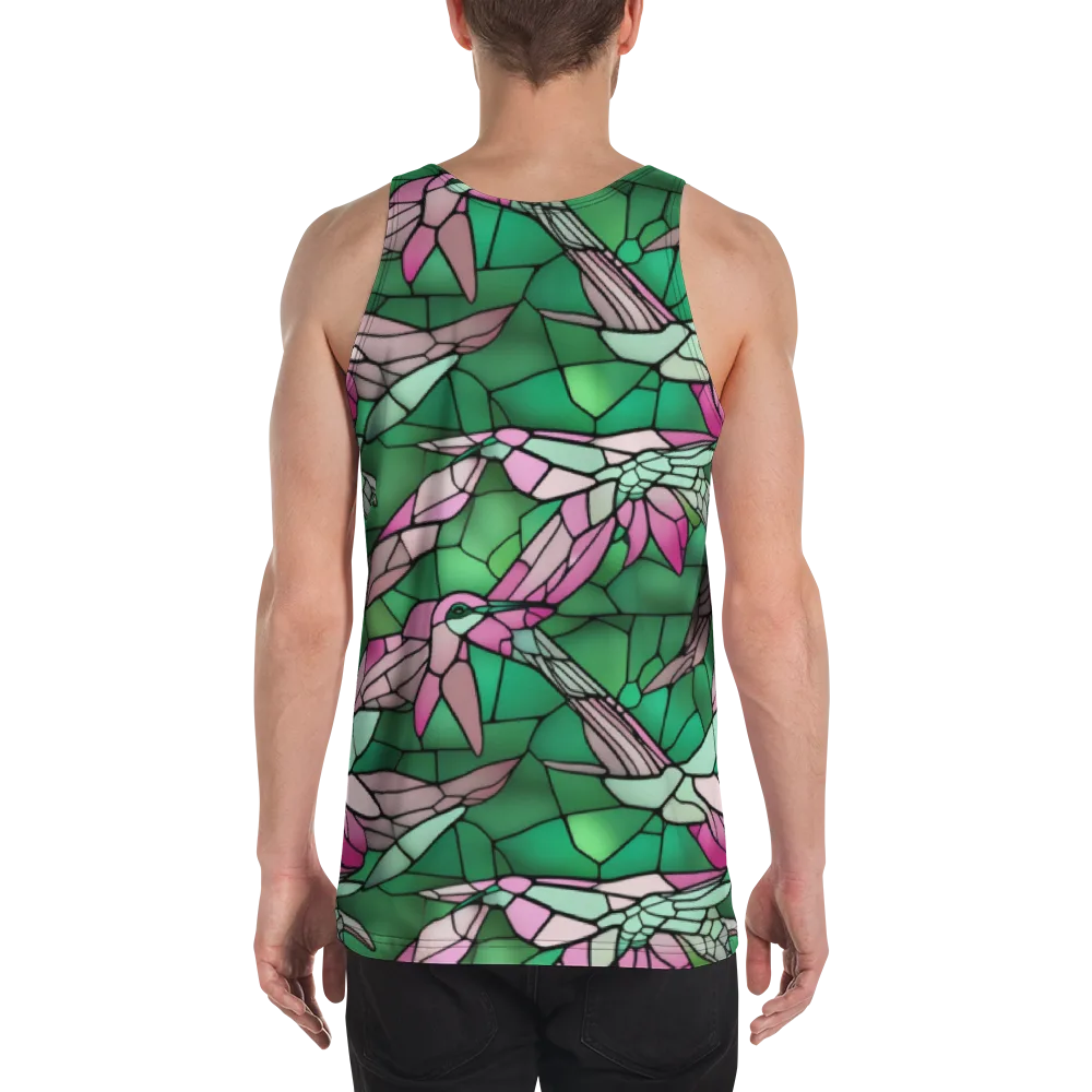 Stained Glass Flight on Men's Tank Top — Back