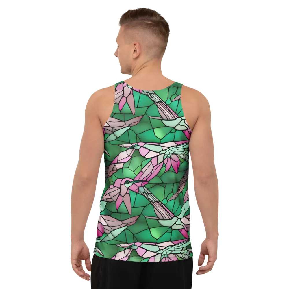 Stained Glass Flight on Men's Tank Top — Back