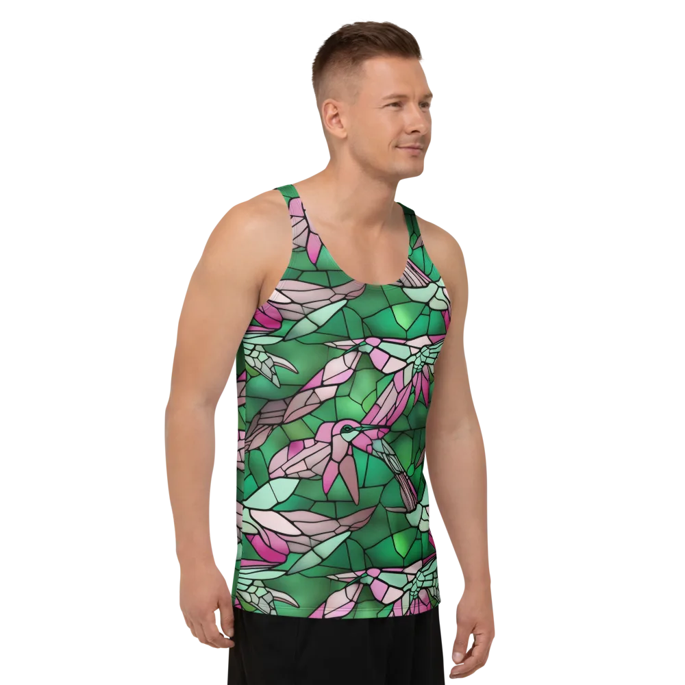 Stained Glass Flight on Men's Tank Top — Right Front