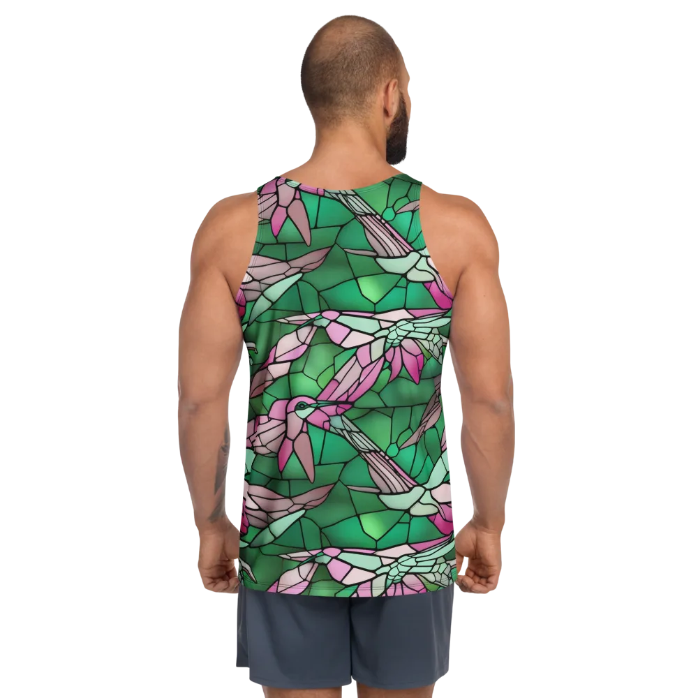 Stained Glass Flight on Men's Tank Top — Back