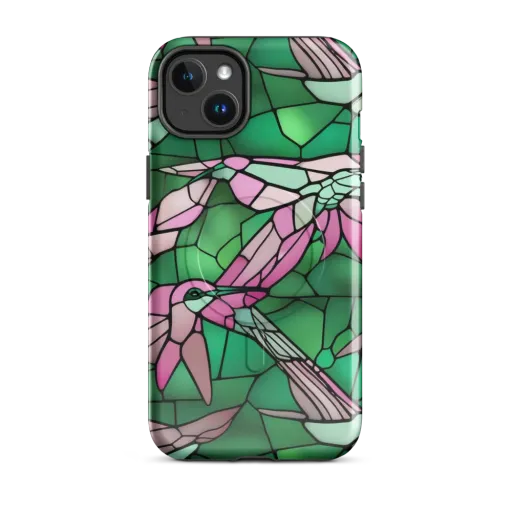Stained Glass Flight on a MagSafe Tough Case for iPhone®
