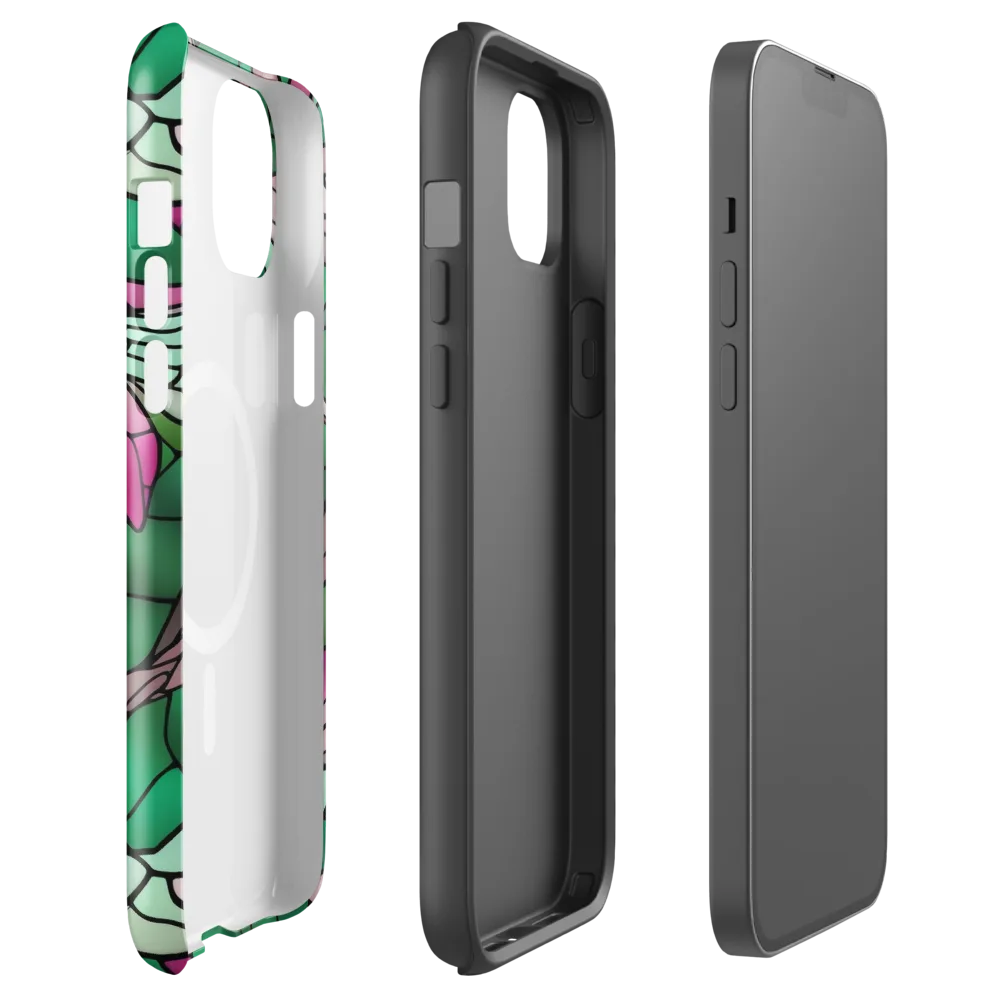 Stained Glass Flight on MagSafe Tough Case for iPhone® — Front