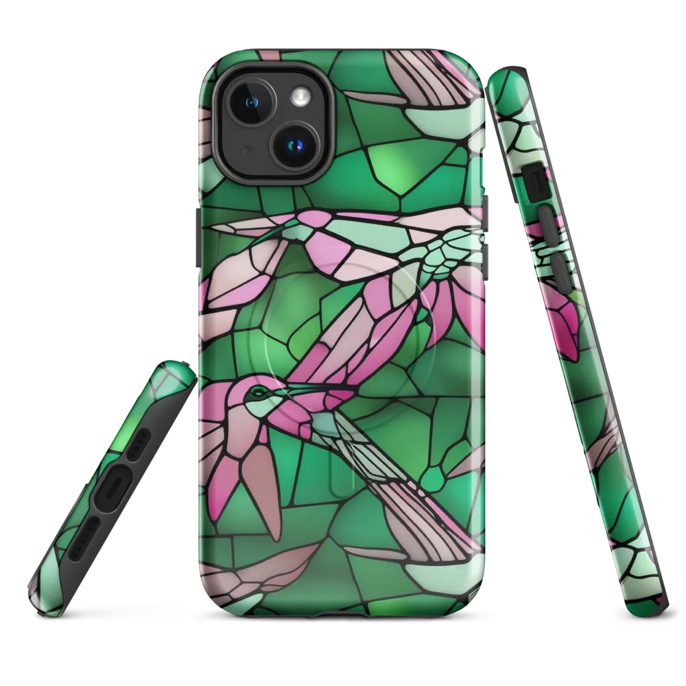 Stained Glass Flight on MagSafe Tough Case for iPhone® — Front
