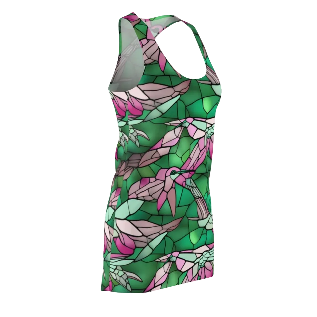 Stained Glass Flight on Racerback Dress — Front Side